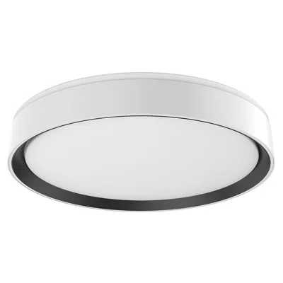 Kuzco Essex Led 16-in White/black Flush Mount