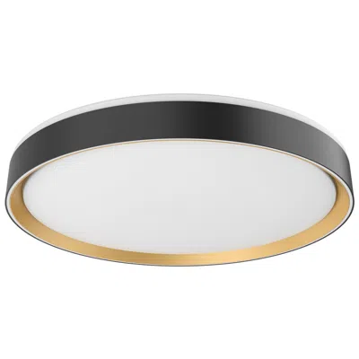 Kuzco Essex Led 20-in Black/gold Flush Mount