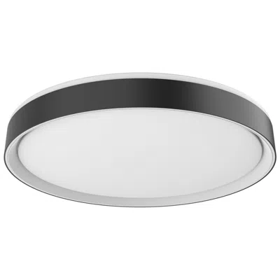 Kuzco Essex Led 20-in Black/white Flush Mount