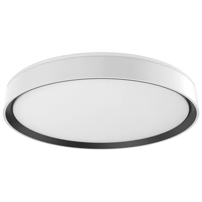 Kuzco Essex Led 20-in White/black Flush Mount