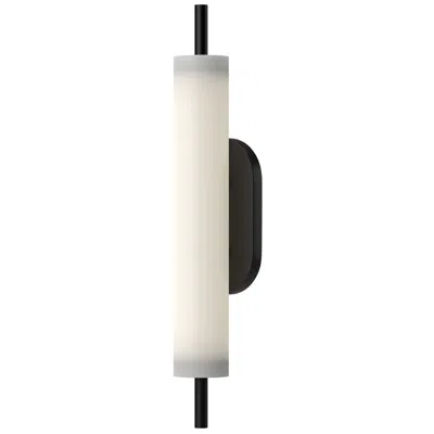 Kuzco Estes 24-in 1 Light Black Integrated Led Outdoor Wall 21w