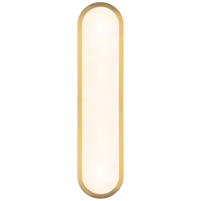 Kuzco Evelyn 22-in Alabaster Led Wall/vanity Light With Brushed Gold Finish