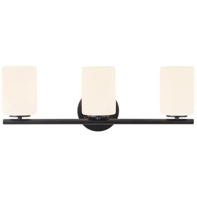 Kuzco Ezra 22-in Black Dimmable Bathroom Vanity Light