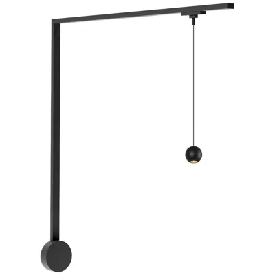 Kuzco Faria 1 Light Black Dimmable 3000k Led Trilo Track Wall Kit
