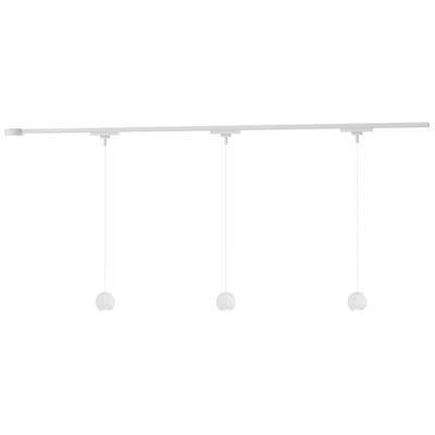 Kuzco Faria 3 Light White Dimmable 3000k Led Trilo Track Ceiling Kit