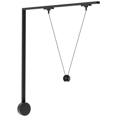 Kuzco Faria Double 1 Light Black Dimmable 3000k Led Trilo Track Wall Kit