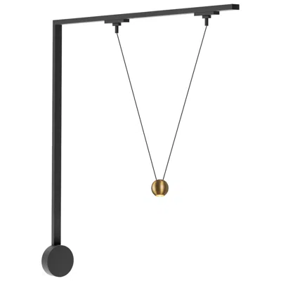 Kuzco Faria Double 1 Light Brushed Gold Dimmable 4000k Led Trilo Track Wall Kit