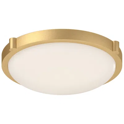 Kuzco Floyd 11-in Brushed Gold Flush Mounts