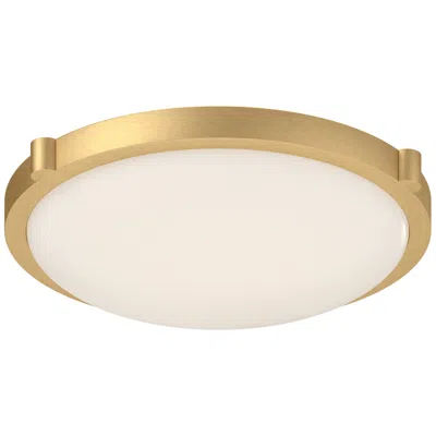 Kuzco Floyd 13-in Brushed Gold Flush Mounts