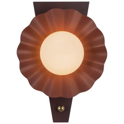 Kuzco Furrow 12-in Burgundy Wall Sconce