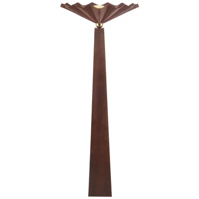 Kuzco Furrow 65-in Burgundy Floor Lamp In Brown