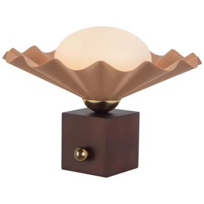 Kuzco Furrow 9-in Pink Table Lamp