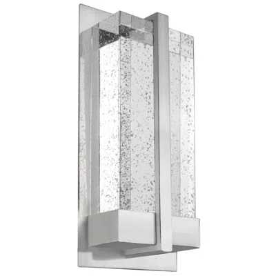 Kuzco Gable Led 12-in Brushed Nickel Wall Sconce