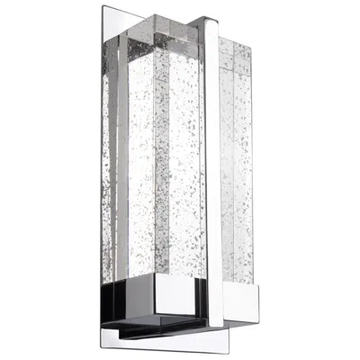 Kuzco Gable Led 12-in Chrome Wall Sconce