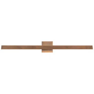 Kuzco Galleria 37-in Vintage Brass Dimmable Led Wall/picture Light