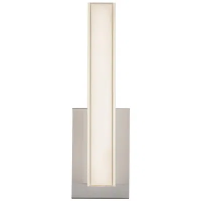 Kuzco Garland 15-in Brushed Nickel Dimmable Led Wall/vanity Light