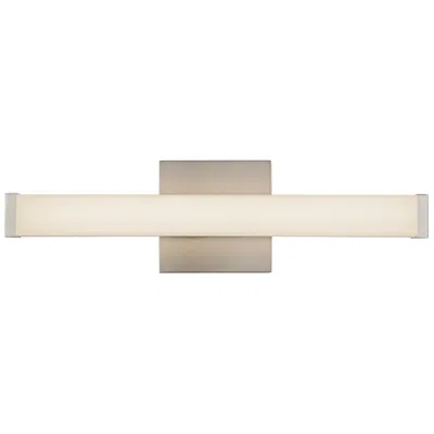 Kuzco Geri 18-in Brushed Nickel Dimmable Led Wall/vanity Light