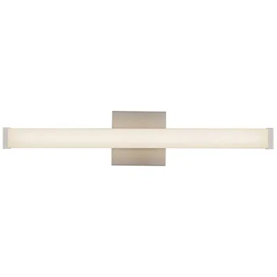 Kuzco Geri 24-in Brushed Nickel Dimmable Led Wall/vanity Light