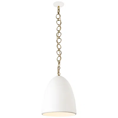 Kuzco Grant 14-in Antique White Pendant