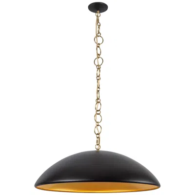 Kuzco Grant 27-in Matte Black Pendant