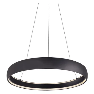 Kuzco Halo Led 35-in Black Pendant