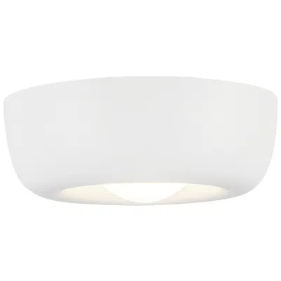 Kuzco Hayden Led 6-in Antique White Flush Mount
