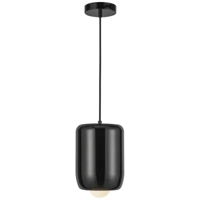 Kuzco Hayden Led 7-in Glossy Black Pendant