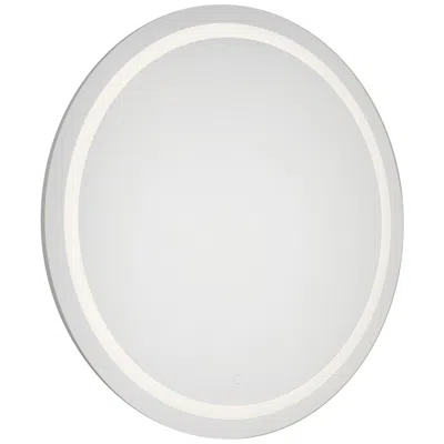 Kuzco Hillmont Led 32-in Sandblasted Merc Edge Vanity Mirror
