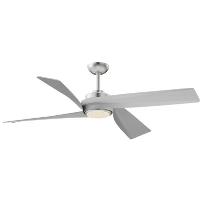 Kuzco Horizon Led 56-in Brushed Nickel Ceiling Fan
