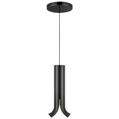Kuzco Husk Led 9-in Glossy Black Pendant