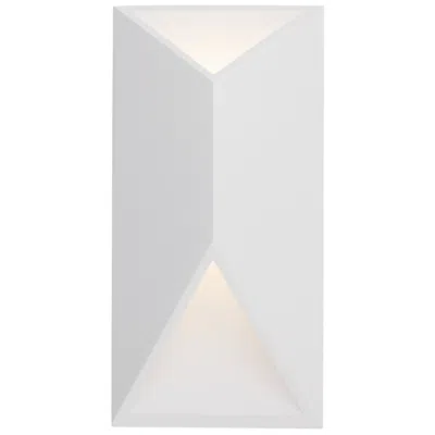 Kuzco Indio 12-in 1 Light White Integrated Led Outdoor Wall 11w