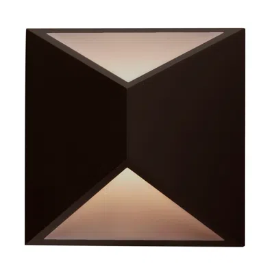 Kuzco Indio 7-in 1 Light Bronze Integrated Led Outdoor Wall 7w  In Brown