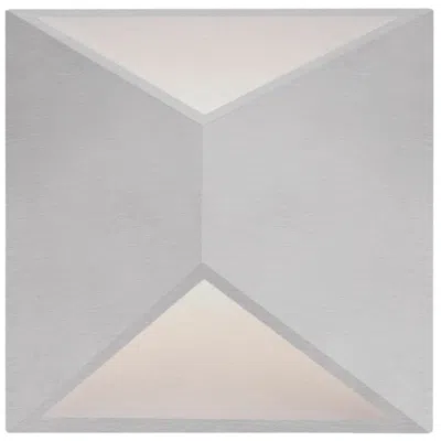 Kuzco Indio 7-in 1 Light Brushed Nickel Integrated Led Outdoor Wall 7w