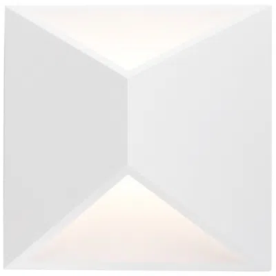 Kuzco Indio Led 7-in White Exterior Wall Sconce