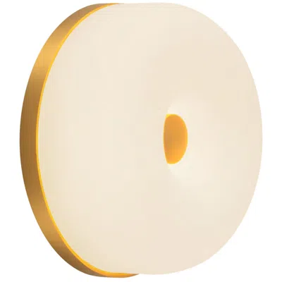 Kuzco Jada 5-in Brushed Gold Dimmable Led Wall Sconce