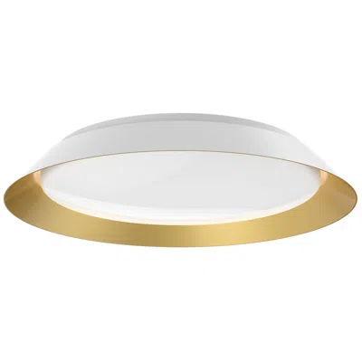 Kuzco Jasper Led 19-in White/gold Flush Mount