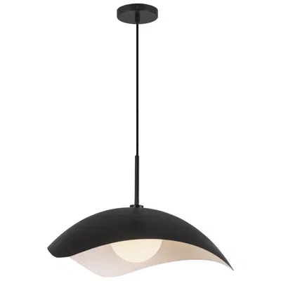 Kuzco Kirby 22-in Black Pendant