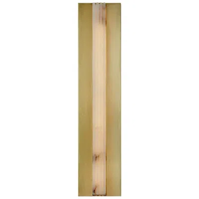 Kuzco Kismet 23" High Vintage Brass Led Wall Sconce
