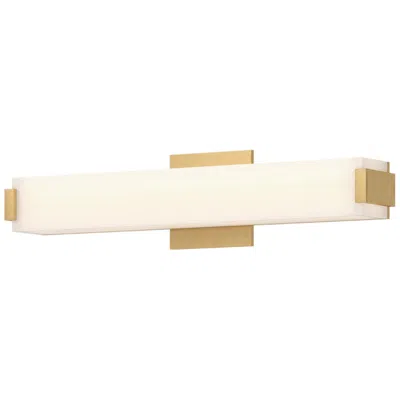 Kuzco Latitude 20 3/4" Wide Brushed Gold Led Vanity Bath Light