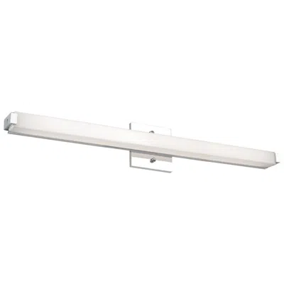 Kuzco Latitude-slim Led 25-in Chrome Vanity Light