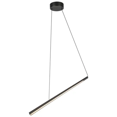 Kuzco Lex Led 24-in Urban Bronze Linear Pendant