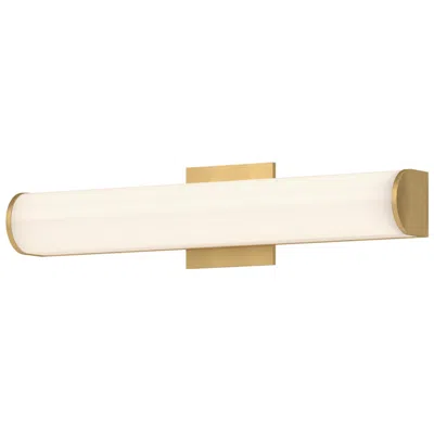 Kuzco Longitude 20" Wide Brushed Gold Led Bath Light