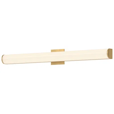Kuzco Longitude Led 36-in Brushed Gold Vanity Light