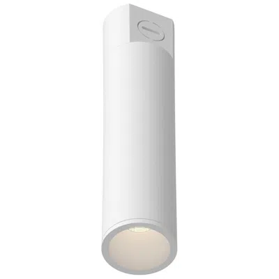 Kuzco Lorna 10-in (2-in Dia.) White Led Concrete Ceiling Mount