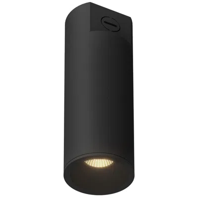 Kuzco Lorna 10-in (3-in Dia.) Black Led Concrete Ceiling Mount
