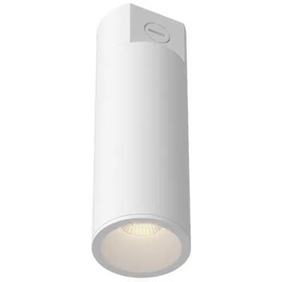 Kuzco Lorna 10-in (3-in Dia.) White Led Concrete Ceiling Mount
