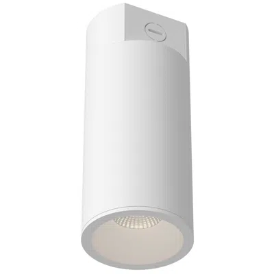 Kuzco Lorna 10-in (4-in Dia.) White Led Concrete Ceiling Mount