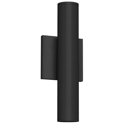Kuzco Lorna 12-in (2-in Dia.) 36 Degree Optic Black Led Wall Sconce