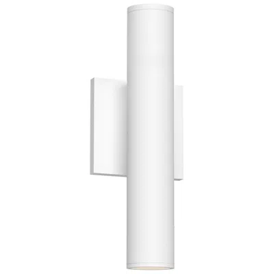 Kuzco Lorna 12-in (2-in Dia.) 36 Degree Optic White Led Wall Sconce