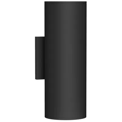 Kuzco Lorna 12-in (4-in Dia.) 36 Degree Optic Black Led Wall Sconce